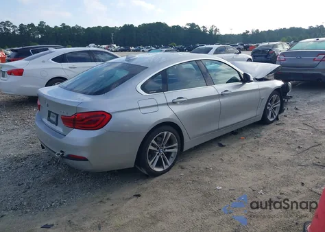 2019 BMW 430I Gran Coupe from USA, damaged, VIN WBA4J1C58KBM14899